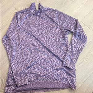 Tamara Malas mesh purple top